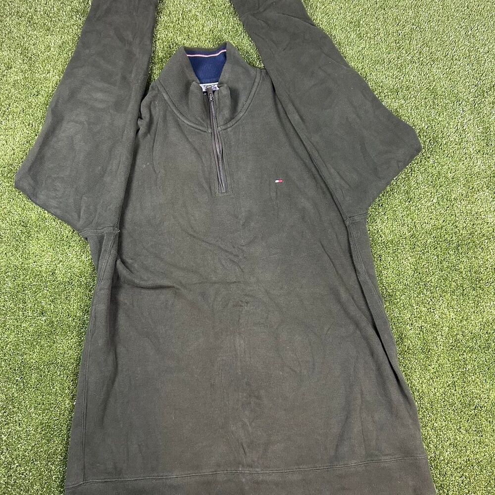 Tommy-hilfiger Men's Green and Khaki Jumper